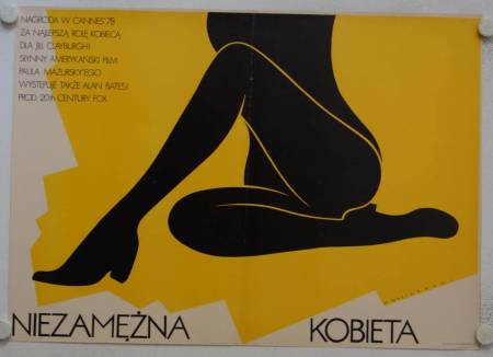 Eine entheiratete Frau originales polnisches Filmplakat
